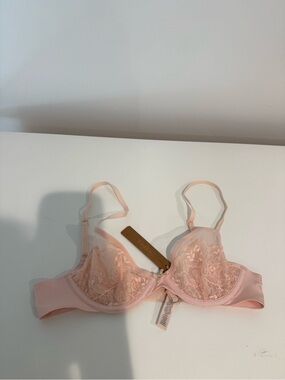 Skims lace unlined demi bra NWT